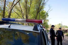 Police checks documents