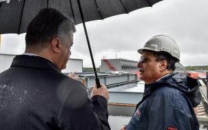 Петр Порошенко на ЧАЭС