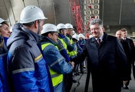 Петр Порошенко на ЧАЭС