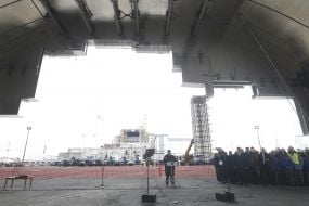 Петр Порошенко на ЧАЭС