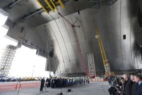 Петр Порошенко на ЧАЭС