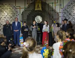The ceremony of peace cranes