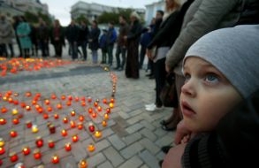 Candles in St. Michael's Square