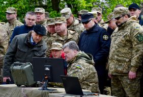 Petro Poroshenko visited military unit