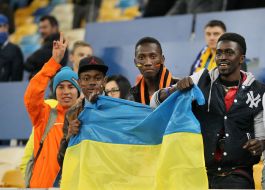 Fans of FC "Shakhter"