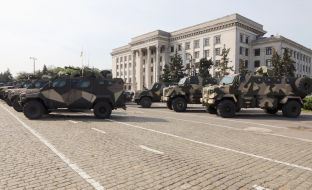 Review of the National Guard under subdivisions