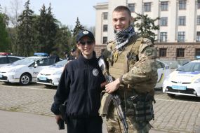 Review of the National Guard under subdivisions