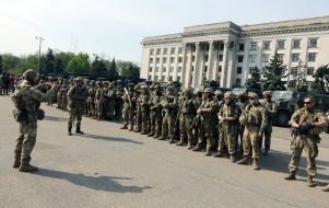 Review of the National Guard under subdivisions