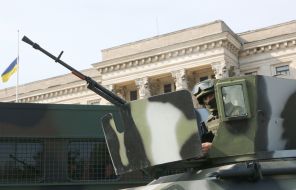 Review of the National Guard under subdivisions