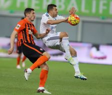 Football match between FC "Shakhtar" (Donetsk) and FC "Dynamo" (Kiev)
