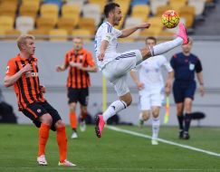 Football match between FC "Shakhtar" (Donetsk) and FC "Dynamo" (Kiev)