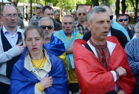 Rally in memory of the victims