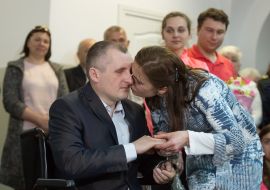 Wedding of Aleksandr Darmoros and his bride Elena