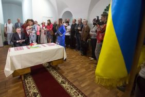 Wedding of Aleksandr Darmoros and his bride Elena