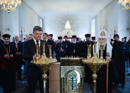 Петр Порошенко и Филарет