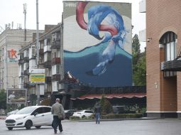 Image with the image of a flamingo