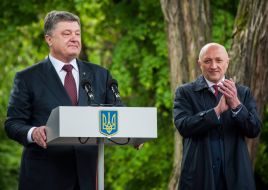 Петр Порошенко и Валерий Головко