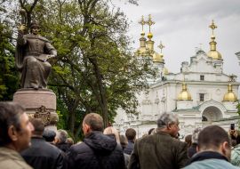 Памятник гетману Ивану Мазепе в Полтаве
