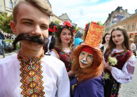 Day parade in Lviv