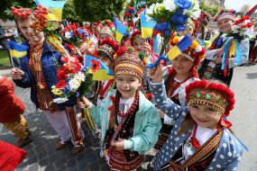 Day parade in Lviv