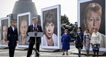 Photo exhibition "Mothers of Heroes"