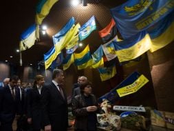 Petro Poroshenko at the Museum