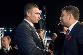Vladimir Groisman and Vitali Klitschko