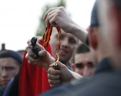 Clashes in the Park of Glory in Kiev