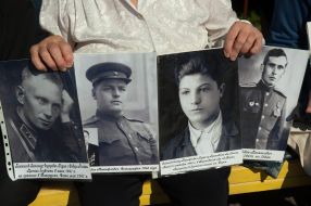 Photos of war veterans