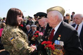 Celebration of Victory Day in Dnepropetrovsk