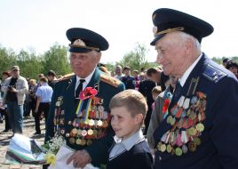 Victory Day celebration in Zhitomir