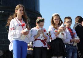 Victory Day celebration in Zhitomir