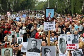 The celebration of Victory Day in Odessa