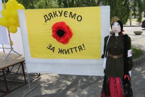 Celebration of Victory Day in Dnepropetrovsk