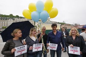 The action "Congratulate Nadiya!"