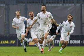 Players of FC "Zarya" (Lugansk)