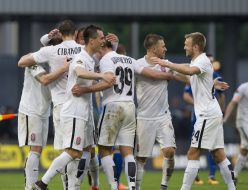 Players of FC "Zarya" (Lugansk)