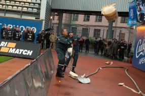 Fans FC "Dnipro" broke chairs at the stadium