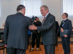 Dimitris Avramopoulos and Arsen Avakov