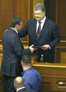 Yuriy Lutsenko  and Petro Poroshenko