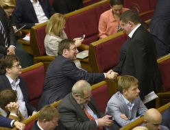 Yuriy Lutsenko  and Petro Poroshenko