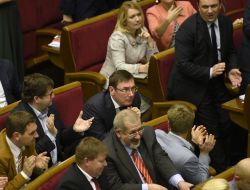 Yuriy Lutsenko  and Petro Poroshenko