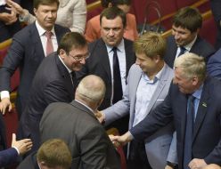 Yuriy Lutsenko  and Petro Poroshenko