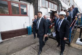 Vladimir Groisman during his working trip