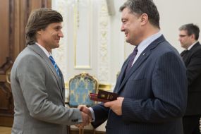 Petr Poroshenko and Vasily Rats