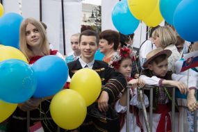 Europe Day celebrating in Vinnytsia