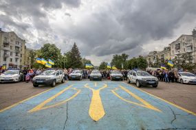 In Kramatorsk police patrol took the oath