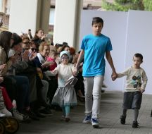 Fashion show for children with special needs