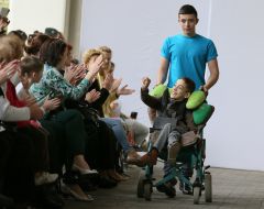 Fashion show for children with special needs