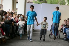 Fashion show for children with special needs